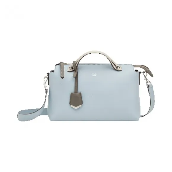 芬迪/Fendi 小号灰粉色BY THE WAY软小牛皮波士顿手提包  8BL124 Z1C F03PM