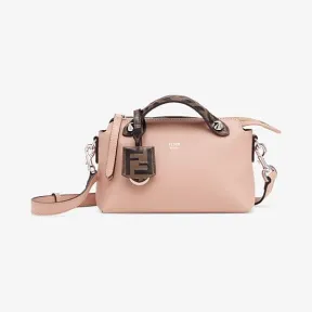 芬迪/Fendi 粉红色皮革小号波士顿包 8BL145A6COF19WG
