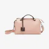 芬迪/Fendi 粉色皮革波士顿包 8BL146A6COF19WG