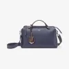 芬迪/Fendi 蓝色皮革波士顿包 8BL146A6COF19WI