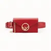 芬迪/Fendi 腰包_红色皮革腰包 8BM005 A0K KF0MVV