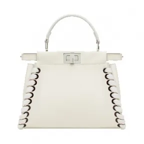 芬迪/Fendi FASHION SHOW MINI PEEKABOO软皮手袋 8BN244 7G1 F02F1