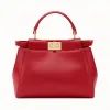 芬迪/Fendi PEEKABOO MINI_红色皮质手袋 8BN244 K4P F0MVV