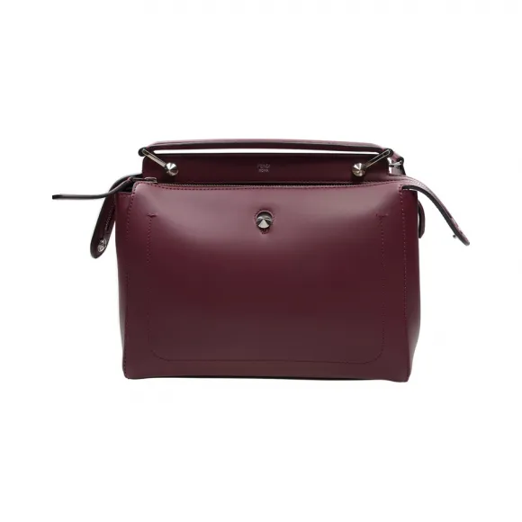 芬迪/Fendi  深紫色 牛皮  手提包 8BN2935QLF02DY