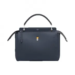 芬迪/Fendi 深蓝色DOTCOM小牛皮手提包 8BN293 5QL F03BF