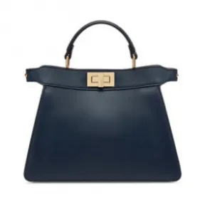 芬迪/Fendi PEEKABOO ISEEU小号深蓝色皮革手袋-女士手袋-FENDI芬迪中国官网 8BN327AFL0F1FPW-8056867725374