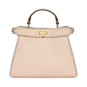 芬迪/Fendi Peekaboo ISeeU小号粉红色全粒面皮革手袋-女士手袋-FENDI芬迪中国官网 8BN327AFQ8F0H43-8054321235964