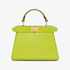 芬迪/Fendi Peekaboo ISeeU Petite-嫩芽绿带夹层纳帕皮革手袋-女士手袋 8BN335ABVEF1JCP 8056582240381