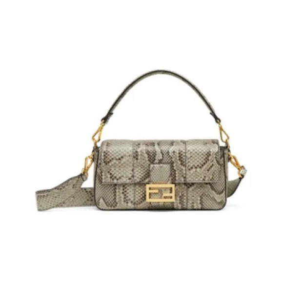 芬迪/Fendi Baguette Precious Skin Green    8BR600A0ZFF1K39