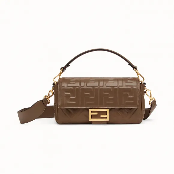 芬迪/Fendi 女士 绿色纳帕皮革手袋 8BR600A72VF19PP