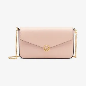 芬迪/Fendi 粉红色皮质迷你手袋 8BS032A18BF14N1