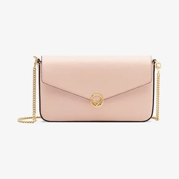 芬迪/Fendi 粉红色皮质迷你手袋 8BS032A18BF14N1