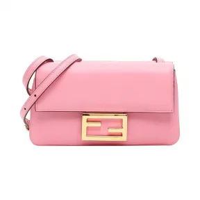 芬迪/Fendi BAGUETTE 粉红色 牛皮 女士 斜挎包 8BS040A5DYF082F