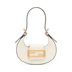 芬迪/Fendi 迷你牛角包白色皮革迷你手袋-女士手袋-FENDI芬迪中国官网 8BS065AAIWF0K7E-8054321212613