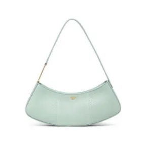 芬迪/Fendi Fendi O'Lock Swing - 薄荷绿色的金属漆皮革袋 8BS068AHN2F1DMU