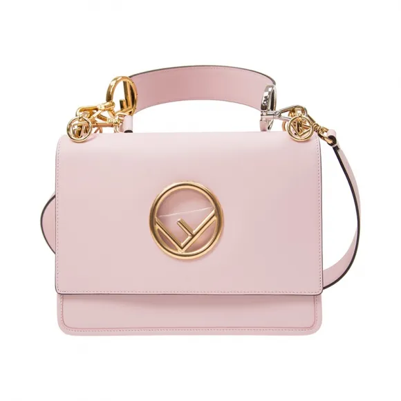 芬迪/Fendi  粉红色 牛皮  手提包 8BT2842IHF01KW