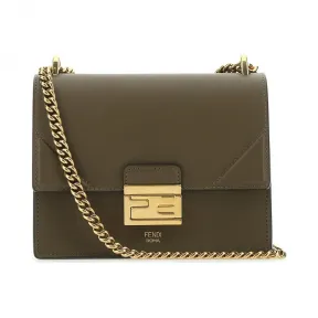 芬迪/Fendi KAN U 深绿色 牛皮 女士 斜挎包 8BT312A5DYF19PP