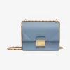 芬迪/Fendi 浅蓝色皮质迷你手袋 8BT312A5DYF19T4