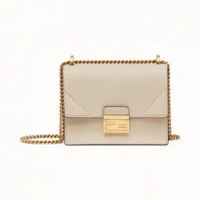 芬迪/Fendi 女士 灰色皮革迷你手袋 8BT312A5DYF19T5