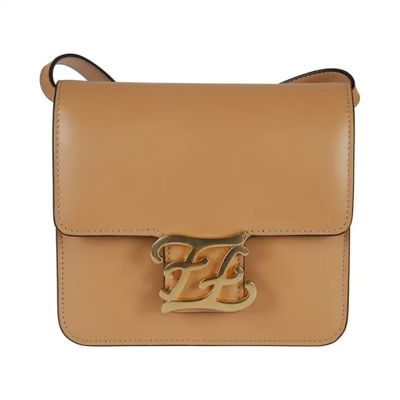 芬迪/Fendi  啡色 皮革 女士 手提包 8BT317AAIWF1A13