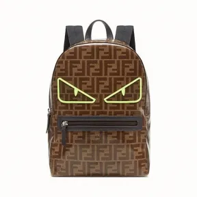 芬迪/Fendi 婴儿背包_棕色皮革背包 8BZ040 A3I IF166F