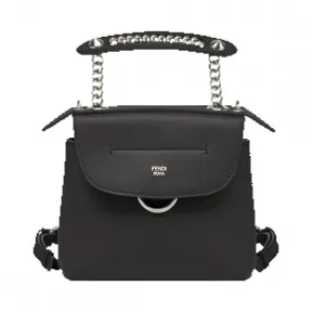 芬迪/Fendi 女士黑色皮革包袋 8BZ041 2IH F0GXN
