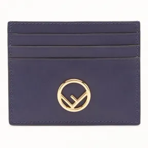 芬迪/Fendi 卡片夹_蓝色平口皮质卡包 8M0269 A0K KF02SI