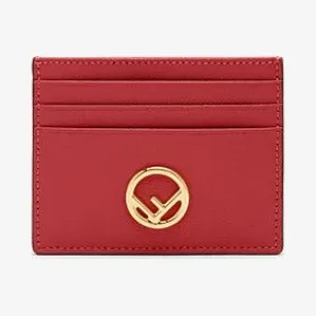 芬迪/Fendi 卡片套_红色皮质平底卡片套 8M0269 A18 BF0MVV