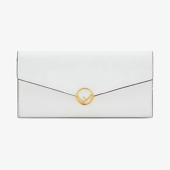 芬迪/Fendi 链带长款皮夹_白色皮夹 8M0365 A18 BF11CB