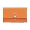 芬迪/Fendi 女士橙色长款皮夹皮革小型皮具 8M0383 SME F0CHG