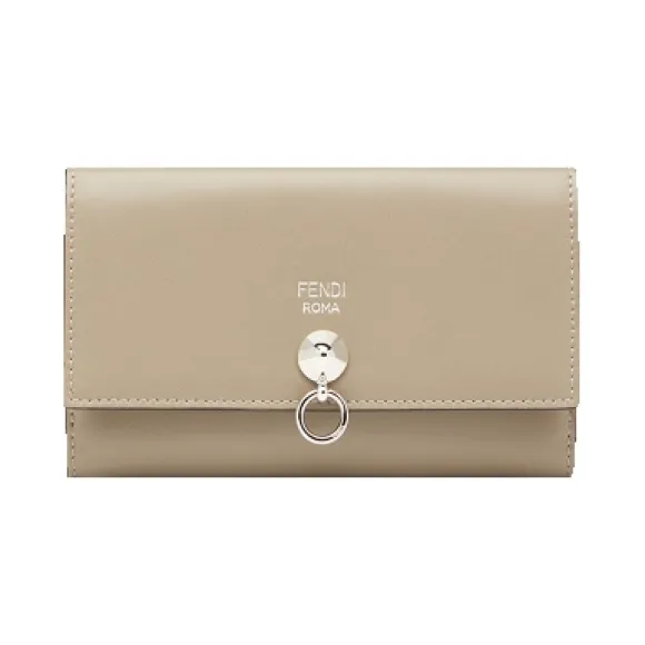 芬迪/Fendi 中型长款皮夹_灰色皮夹 8M0383 SME F0NJ3