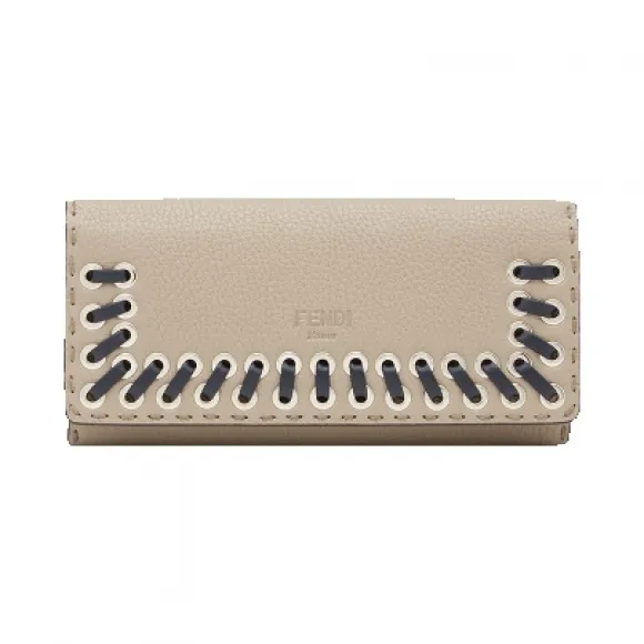 芬迪/Fendi 女士灰色WALLET皮革小型皮具 8M0384 SMV F07PE