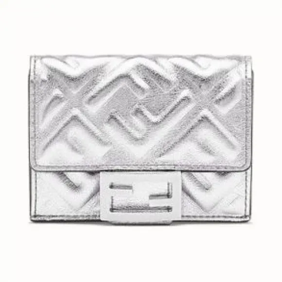 芬迪/Fendi 银色皮夹 8M0395AAF2F0MK5