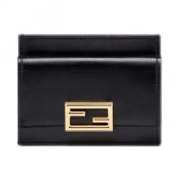 芬迪/Fendi 卡片套_黑色皮质卡夹-FENDI芬迪中国官网 8M0423AHM0F0KUR-8056867466567
