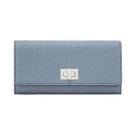 芬迪/Fendi 欧陆钱包-浅蓝色真皮钱包 8M0427A91BF09VN 8051183062912