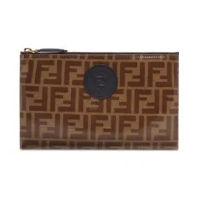芬迪/Fendi 小号扁平手拿包棕色布料手拿包-女士手袋-FENDI芬迪官网 8N0148A5K4F14TU-8055512686541