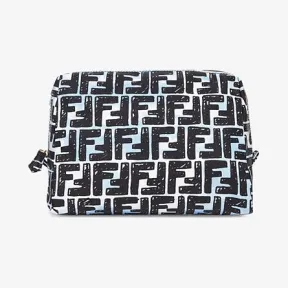 芬迪/Fendi 拼色FF化妆包 8N0171ADBDF1C78