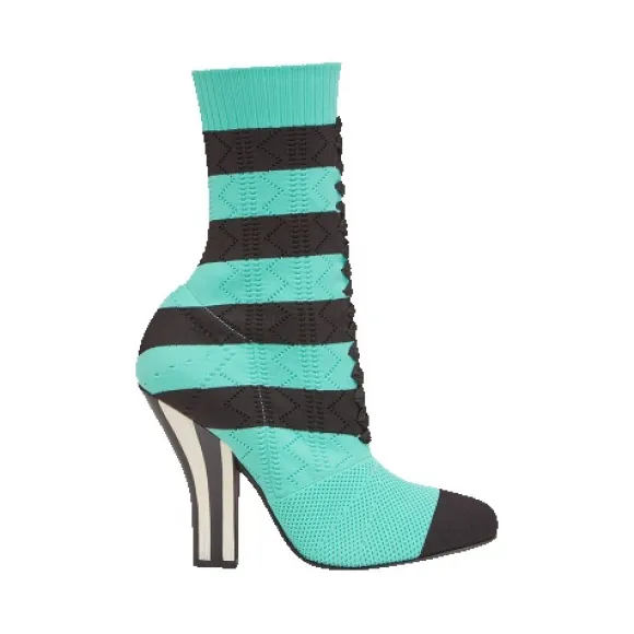 芬迪/Fendi 女士苔藓绿色BOOTS纱线靴子 8T6514 ODA F09G3