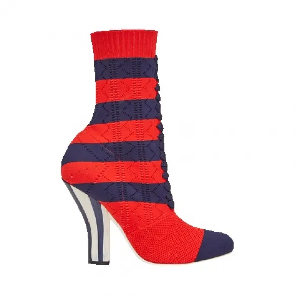 芬迪/Fendi 女士熔岩红色BOOTS纱线靴子 8T6514 ODA F09HG