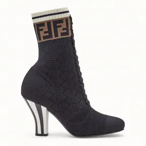 芬迪/Fendi 靴子_黑色布料及踝靴 8T6763 A3G ZF13RH