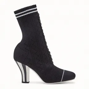 芬迪/Fendi 靴子_黑色布料及踝靴 8T6763 OD8 F0KJR