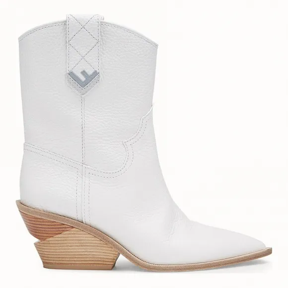 芬迪/Fendi 靴子_白色皮质及踝靴 8T6785 A3S ZF0QA0