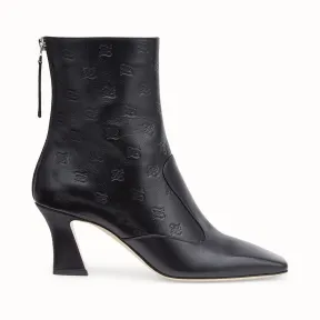 芬迪/Fendi 女士 黑色皮革短靴 8T6941A8PMF0ABB