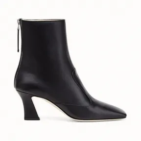 芬迪/Fendi 黑色皮革短靴 8T6941NBAF0QA1