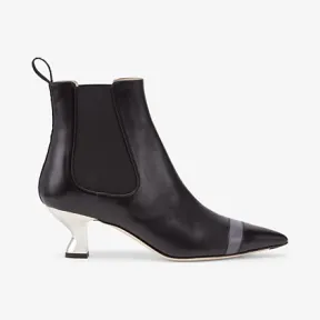 芬迪/Fendi 黑色皮革短靴 8T6956A2C9F17S3