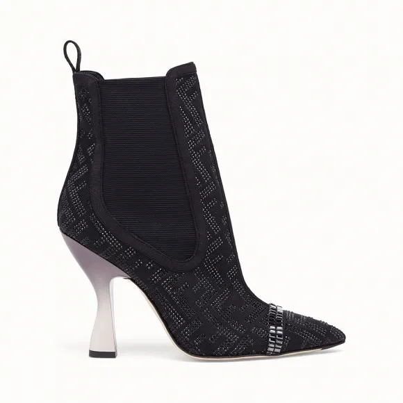 芬迪/Fendi 女士 黑色网纱 Colibrì 8T6957A8UAF18RK