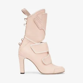 芬迪/Fendi 粉红色皮革短靴 8T8019AEG0F14Y9