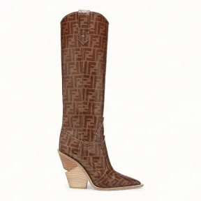 芬迪/Fendi 靴子_拼色布料靴子 8U6796 YLZ F0CMY