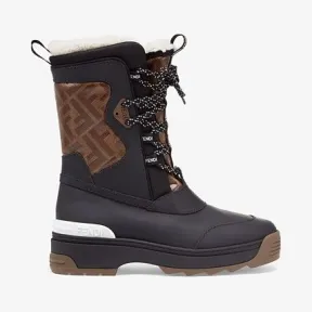 芬迪/Fendi 黑色橡胶皮靴 8U6964A8C6F16ZF