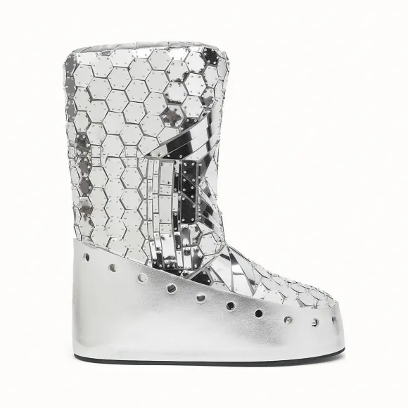 芬迪/Fendi 女士 Fendi Prints On靴子，採用镜面效果 8U7044A9S6F18S6